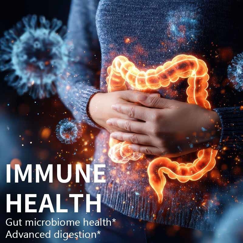 Dual Prebiotic & Probiotic Drink Powder with Natural Microbial Ingredients for Balanced Gut Health Supplementation