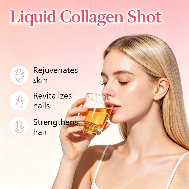 Natural Hydrolyzed Collagen Peptide Oral Liquid for Balanced Daily Protein Nourishment with Private Label Customization