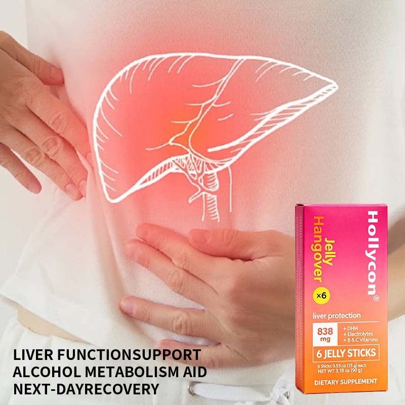 Multi Herbal Compound Formula Jelly Sticks with Convenient Packaging for Alcohol Metabolism Aid