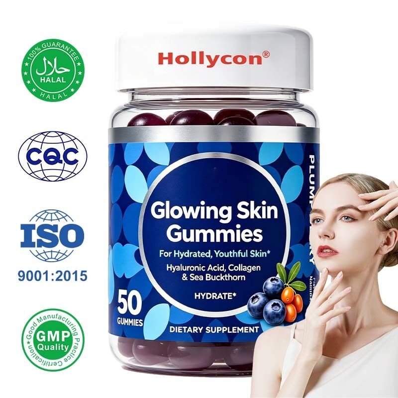 Customized Flavor Hydrolyzed Collagen Gummies with 24 Months Shelf Life for Hydrating Skin Brightening