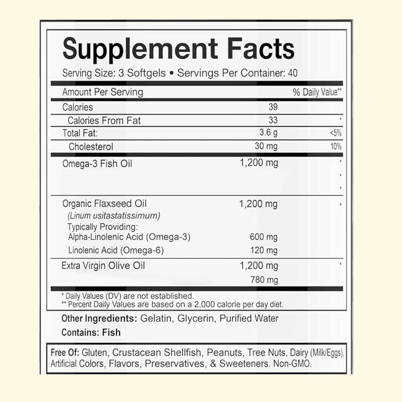 GMP Halal Certified Omega 3 6 9 Fish Oil Softgels with Mixed Essential Fatty Acid Formula and OEM Customization