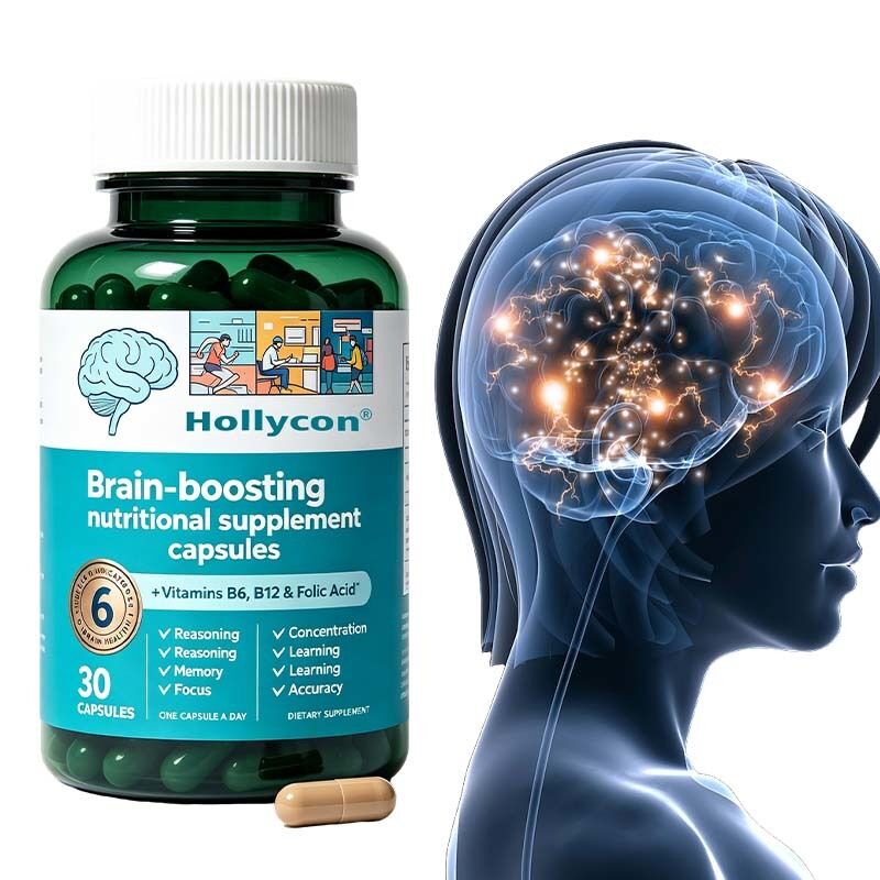 GMP ISO22000 Certified High Purity Alpha GPC Choline Capsules | Daily Phospholipid Dietary Supplement, OEM Customizable