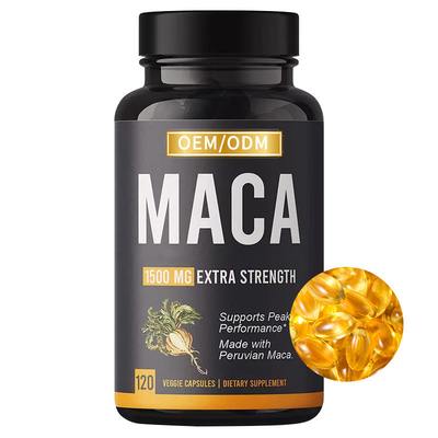 Male Black Maca Root Supplement Softgels For Hips Enlargement