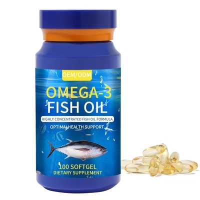 Strengthening Memory veg Fish Oil Epa Omega 3 Supplement Softgel Capsules