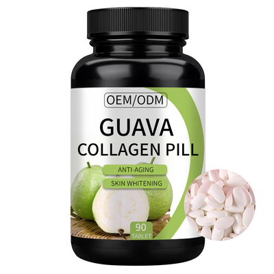 Hollycon Skin Whitening Capsules Guava Collagen 90 Tablets