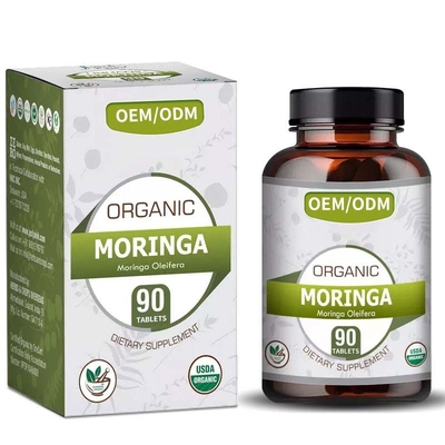 100% Organic Moringa Oleifera Tablets Supplements Improve Digestion