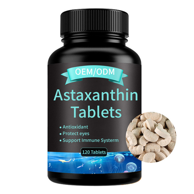 Antioxidant Astaxanthin Tablets Supplements OEM Private Label