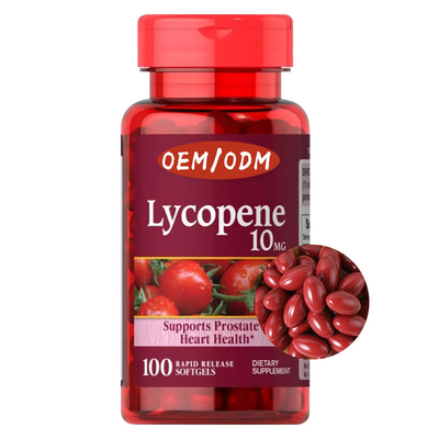 Custom Logo Supplements OEM Lycopene Softgel Capsule FDA approved