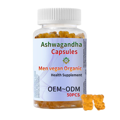 Organic Vegan Destress Relax Gummies Stress Gummies Ashwagandha OEM