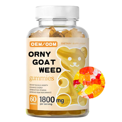 Hollycon Herbal Male Enhancement Supplements Horny Goat Weed Gummies 7000mg