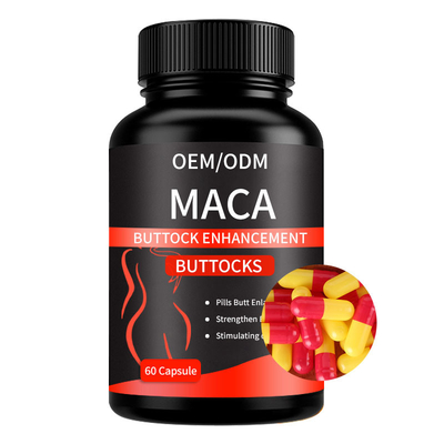 OEM Maca Root Supplement Maca Capsules For Buttocks Enhancement 5000 Mg