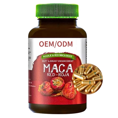 Butt Breast Enhancement Aguaje And Maca Root Pills Red Maca Capsules Supplement