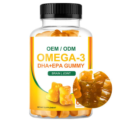 Vegan DHA EPA Omega 3 Softgels Gummies Supplements Brain Joint Protect