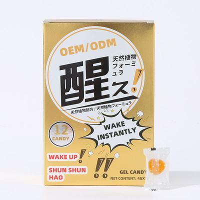 Custom Logo Mental Booster Supplements OEM Wakeup Gel Candy