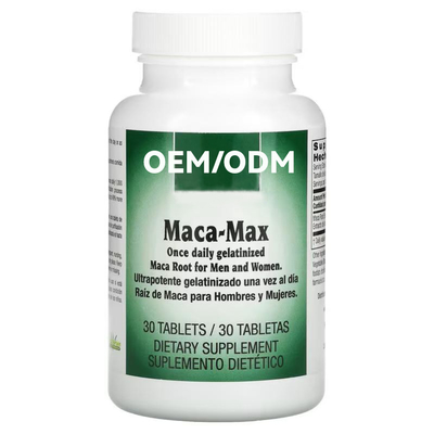 Black Maca Root Supplement Maca Gold Tablets For Women And Men