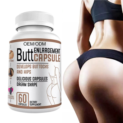 OEM Private Herbal Butt Enlargement Capsules Maca Root Buttock Booster For Women