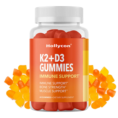 OEM Vitamin D3 K2 Gummies Bone Health And Immune Support Gummies Supplements