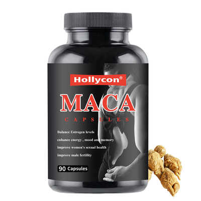 NOW Supplements Maca 500 mg For Men and Women Reproductive Health 90 Capsules