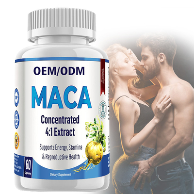 Organic Maca Root Capsules For Women Men Maca Root Powder Supplement
