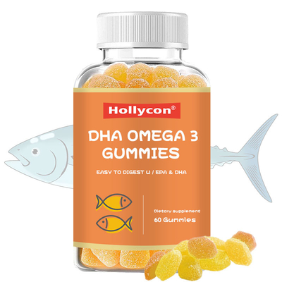 Omega 3 EPA DHA Cod Liver Oil Pills Gummy Nutrition Products For Kids Adult