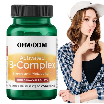 Activated Vitamin B-Complex Capsule High Bioavailability 60 Veg Capsules