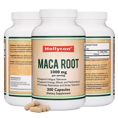 HALAL Supplements OEM Support Mood And Athletic Performance Maca Root Capsules