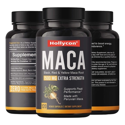Private Label Healthcare Supplements Organic Maca Root Powder Capsules