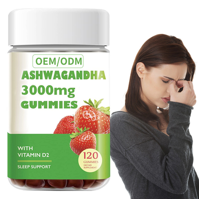 Ashwagandha Vitamin D Gummy 60 Count Mixed Berry Vegan Plant Based Non GMO