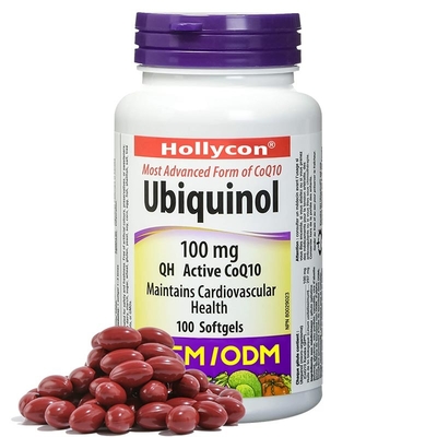 OEM Healthcare Supplement Support Cardiovascular Health C Ubiquinol Coenzyme Q10 Softgel Capsules For Healthy Heart Q10