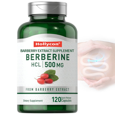 FDA Berberine Capsule 500mg Barberry Extract Cardiovascular Herbal Supplement Berberine HCL