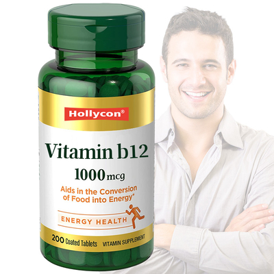 GMP Vitamin b12 Tablets 1000mcg 20pcs Vegan Supplement Supports Energy Metabolism