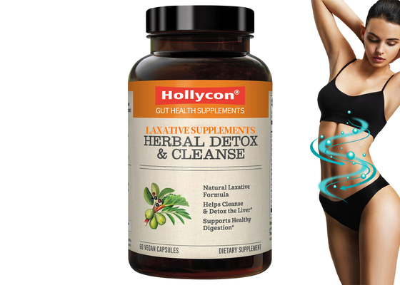 COA Herbal Detox Cleanse Capsules 60pcs Dietary Gut Health Supplements