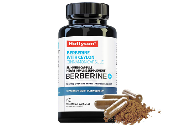 OEM Dietary Heart Immune Supplement Herbal Slim Capsule Berberine With Ceylon Cinnamon