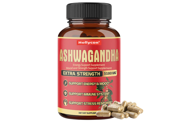 OEM Ashwagandha Capsules 90pcs Male Enhancement Supplements Support Energy Male Capsules