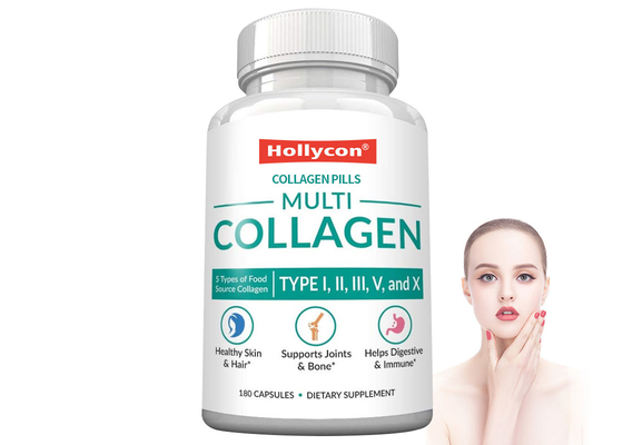 180PCS Multi Collagen Capsules Help To Regenerate Tendons Joints Ligaments And Muscles