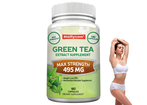 Green Tea Extract Capsules Supplements OEM For Increased Thermogenesis Weight Loss Pills