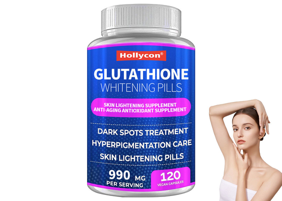 ODM Glutathione Whitening Pills 120Pcs  Smooth Skin Anti - Aging Antioxidant Supplement