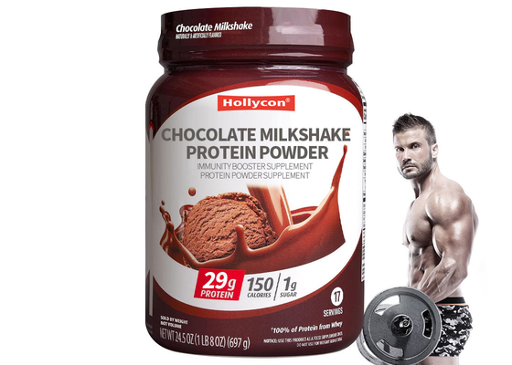 MSDS Chocolate Milkshake Protein Powder Supports For Increasing Muscle Mass Strength Immunity Booster Supplement