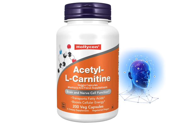 OEM L-Carnitine Capsule Support For Brain And Nerve Cell Function Veggie Capsules Supports For Memory And Focus