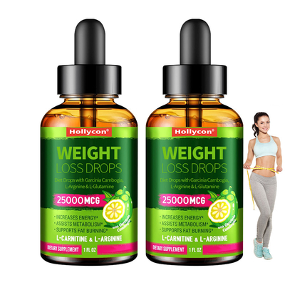Customize Diet Drops With Garcinia Cambogia, L-Arginine L-Glutamine Weight Loss Drops