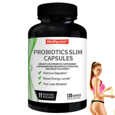OEM Probiotics Slim Capsules Weight Loss Probiotic Supplement For Women And Men With Electrolytes And Green Tea Extract