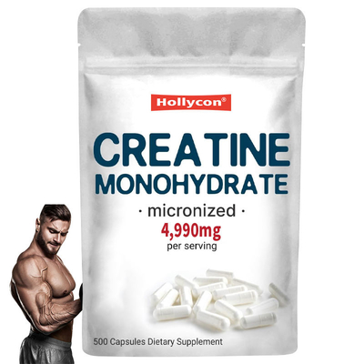 Hollycon Creatine Capsules Supplements  2 Years Shelf Life