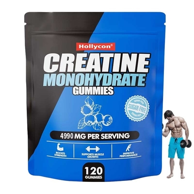 120 Gummies OEM Supplements Private Label Customized Flavor Fruit Creatine Gummies