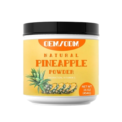 OEM Private Label Digestion Promote Organic Pineapple Powder Bulk Supplements