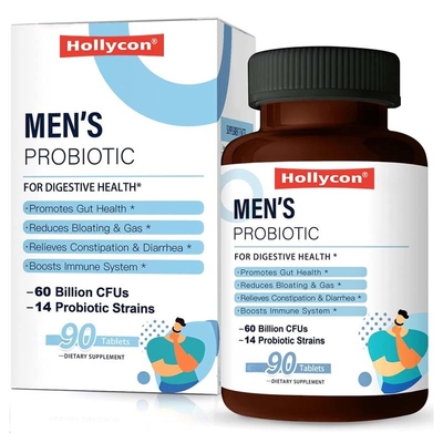 OEM Digestive And Immune Health Care Supplement Gut Health Men'S Probiotics Tablets