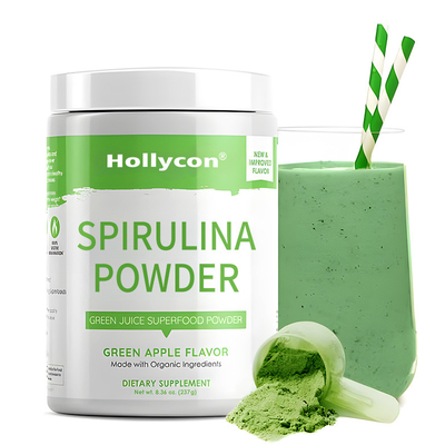 Spirulina Green Juice Superfood Powder Organic Chlorella Supplement For Adults