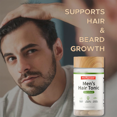 OEM Male Hair Growth Supplement Support Hair and Beard Growth