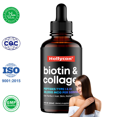 OEM Hair Boosting Drops Collagen Supplement Supports Hair Growth