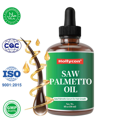 Saw Palmetto Supplement Organic Saw Pelmetto Oil For Strengthen Hair Root