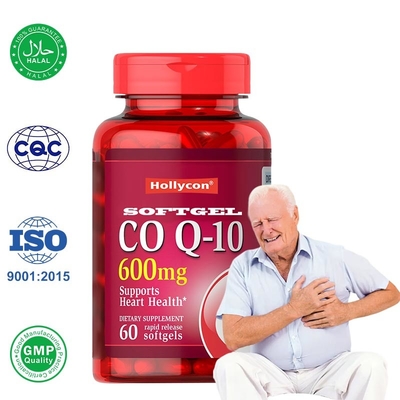 CoQ10 Softgels for Heart Health Energy Booster Oral Wellness